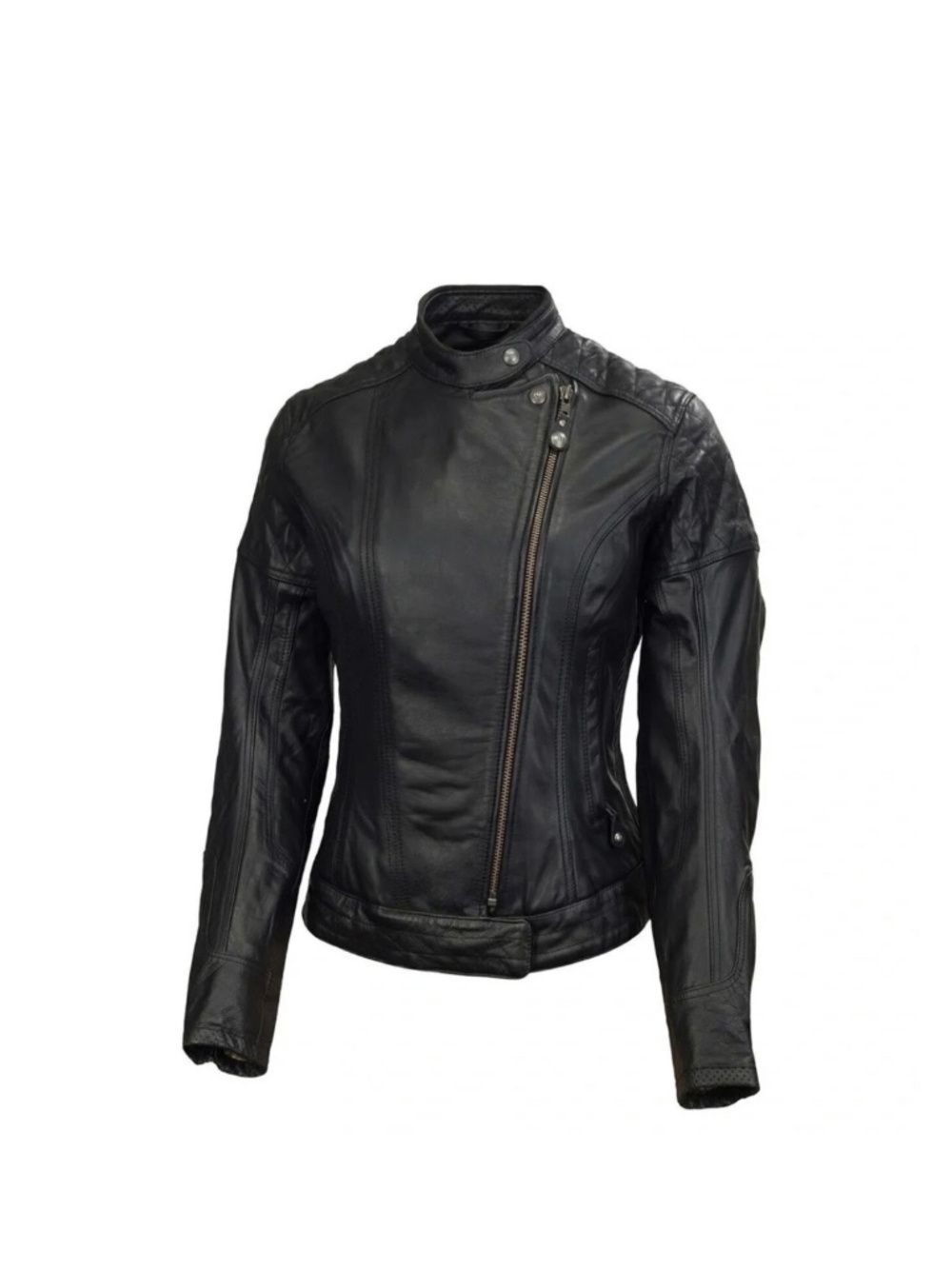 Roland Sands Design Riot Women’s Black Leather Motorcycle Jacket